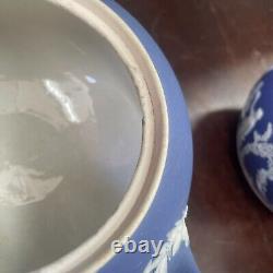Vintage wedgwood jasperware tea set teapot sugar creamer