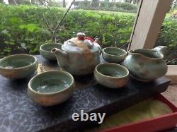 Vintage wuxianjingcai chinese tea set