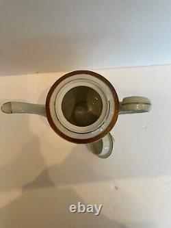 Vntge Occupied Japan Tea Pot Demitasse Tea St 6 Cups/Saucers HAND PAINTED