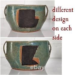 Vtg Abstract Modern JUDITH ZIEVE Teapot Cup/Creamer Sugar Dish Ceramic Pottery