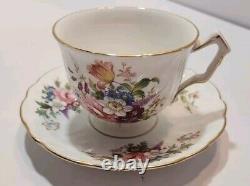 Vtg Aynsley Howard Sprays Teapot With 2 Teacups And Saucers Made in England