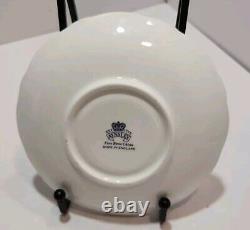 Vtg Aynsley Howard Sprays Teapot With 2 Teacups And Saucers Made in England