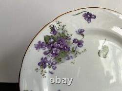 Vtg HAMMERSLEY VICTORIAN VIOLETS TEA SET 18 PCS. TEAPOT CAKE PLATE TEACUP SUGAR