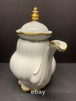 Vtg Hutschenreuther Selb Bavaria Large Ivory Coffee Pot / Teapot Set Of 3