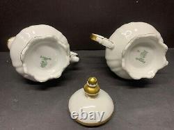 Vtg Hutschenreuther Selb Bavaria Large Ivory Coffee Pot / Teapot Set Of 3