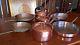 Vtg Paul Revere Signature 1801 Copper Pan Pot Skillet +tea Kettle 9 Piece Set
