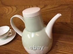 Vtg. Retro Rosenthal Bjorn Wiinblad Signed Coffee Tea Pot with5 Sets Cups & Saucer