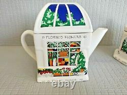 Vtg Wade English Life Teapot Tea Sets Mugs Creamer Sugar Bowl Tea Caddy Lot