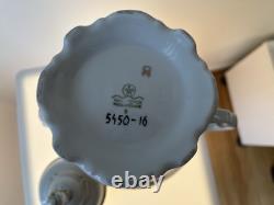 WALBRZYCH POLAND GOLD LEAF 9 Teapot With Lid & 4 Matching Cups And 4 Saucers