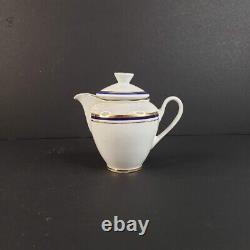 Walbrzych Porcelain Tea Set Made in Poland Teapot Sugar Creamer Cup Saucer 14 Pc