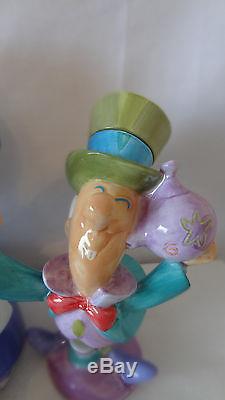 Walt Disney Alice in Wonderland Teapot and Creamer and Sugar Set MIB #C75