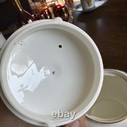 Wedgewood Charnwood Bone China Tea Pot withLid, Sugar with Lid & Cream England UK