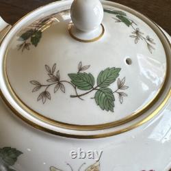 Wedgewood Charnwood Bone China Tea Pot withLid, Sugar with Lid & Cream England UK