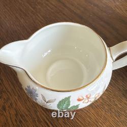 Wedgewood Charnwood Bone China Tea Pot withLid, Sugar with Lid & Cream England UK