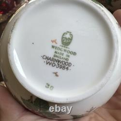 Wedgewood Charnwood Bone China Tea Pot withLid, Sugar with Lid & Cream England UK