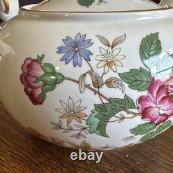 Wedgewood Charnwood Bone China Tea Pot withLid, Sugar with Lid & Cream England UK