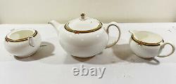 Wedgewood Clio Bone China Tea Pot Sugar Bowl Creamer Set England