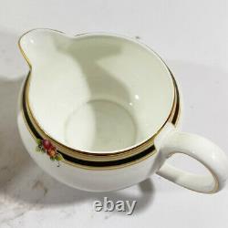 Wedgewood Clio Bone China Tea Pot Sugar Bowl Creamer Set England