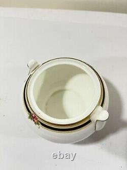 Wedgewood Clio Bone China Tea Pot Sugar Bowl Creamer Set England