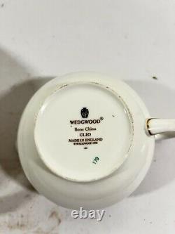 Wedgewood Clio Bone China Tea Pot Sugar Bowl Creamer Set England