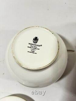 Wedgewood Clio Bone China Tea Pot Sugar Bowl Creamer Set England