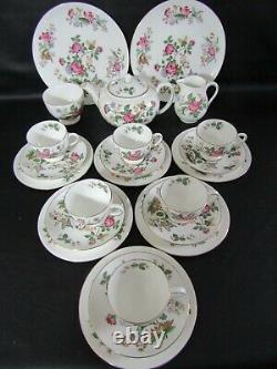 Wedgwood Charnwood 23 Piece Tea Set Including Tea Pot 1st Quality Vgc