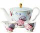 Wedgwood Cuckoo Teapot Sugar Bowl & Creamer 3 Pc. Tea Set New Gift Boxed