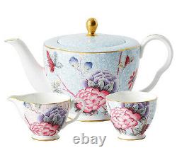 Wedgwood Cuckoo Teapot Sugar Bowl & Creamer 3 PC. Tea Set New Gift Boxed