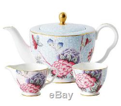 Wedgwood Cuckoo Teapot Sugar Bowl & Creamer 3 Piece Tea Set New Gift Boxed