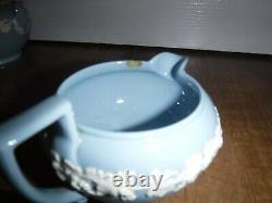 Wedgwood Embossed Queensware Tea Set For 4 Including Teapot Very Good Con
