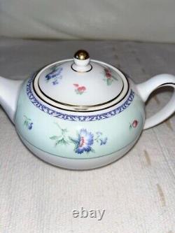 Wedgwood MEADOW FIELD Teapot Tea Pot / Cup Saucer Pair Set