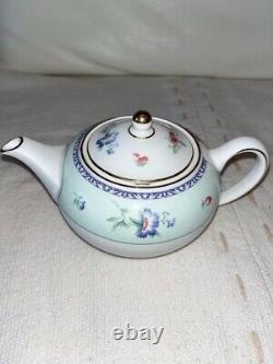 Wedgwood MEADOW FIELD Teapot Tea Pot / Cup Saucer Pair Set