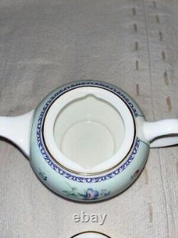 Wedgwood MEADOW FIELD Teapot Tea Pot / Cup Saucer Pair Set