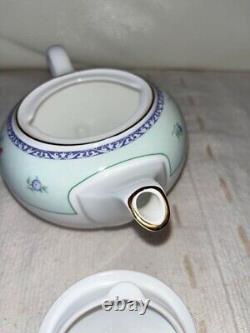 Wedgwood MEADOW FIELD Teapot Tea Pot / Cup Saucer Pair Set