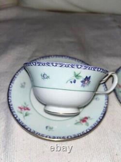 Wedgwood MEADOW FIELD Teapot Tea Pot / Cup Saucer Pair Set