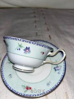 Wedgwood MEADOW FIELD Teapot Tea Pot / Cup Saucer Pair Set