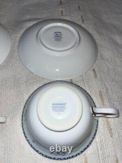 Wedgwood MEADOW FIELD Teapot Tea Pot / Cup Saucer Pair Set