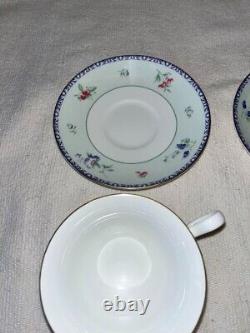 Wedgwood MEADOW FIELD Teapot Tea Pot / Cup Saucer Pair Set