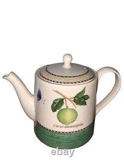 Wedgwood SARAH'S GARDEN Tea For Two 2 Mugs, Tray & Teapot Tea Set England 1997