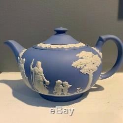 Wedgwood Tea Set, Teapot, Covered Sugar & Creamer, Vintage, Made In England