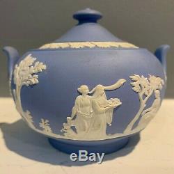 Wedgwood Tea Set, Teapot, Covered Sugar & Creamer, Vintage, Made In England