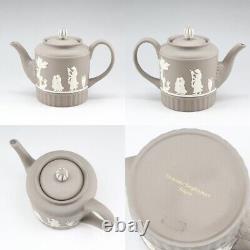 Wedgwood Teapot Collection Set of 6 Dancing Hours The Garland etc. With Box