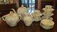 Wm Guerin Co Limoges France Tea Set Teapot Creamer Sugar 5 Cups & Saucers 6 Bowl