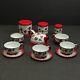 Wolverine Strawberries Tin Toy Childs Tea Pot Canisters Plates Cups 15 Piece Set