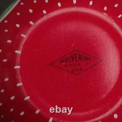 Wolverine Strawberries Tin Toy Childs Tea Pot Canisters Plates Cups 15 Piece Set