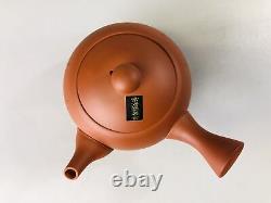 Y7297 TEA POT Tokoname-ware cup set signed box Japan Tea Ceremony antique teapot