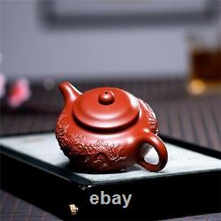 Yixing Dahongpao Shuanglong Antique Teapot Household Tea Set