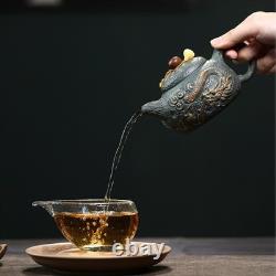 Yixing Purple Clay Pot 300cc Handmade Tea Making Set