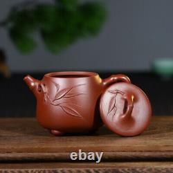 Yixing Zisha Pot Handmade Duan Mud Pumpkin Teapot Small Kung Fu Tea Set