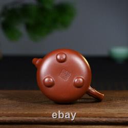 Yixing Zisha Pot Handmade Duan Mud Pumpkin Teapot Small Kung Fu Tea Set